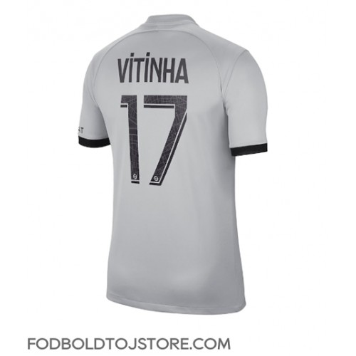 Paris Saint-Germain Vitinha Ferreira #17 Udebanetrøje 2022-23 Kortærmet